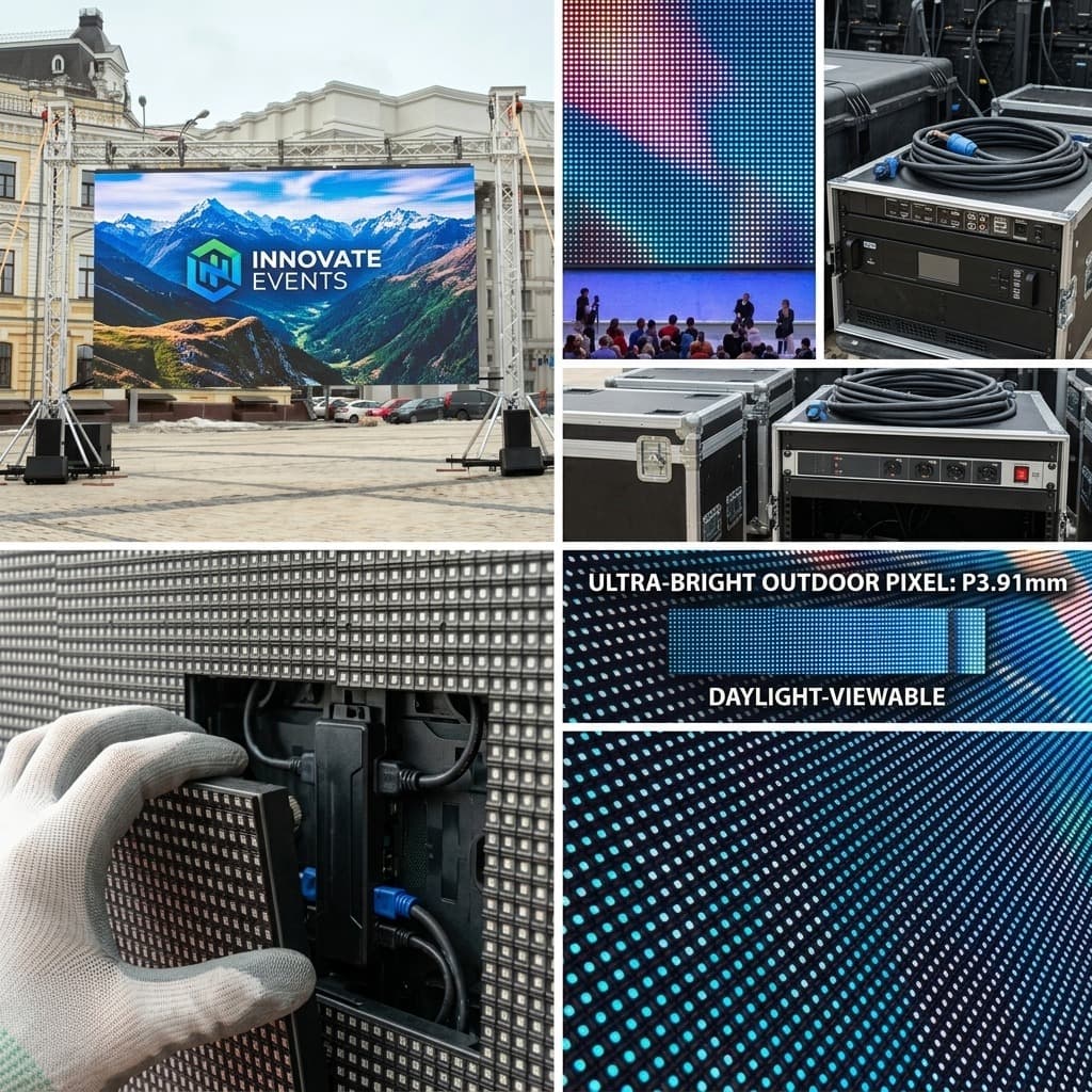 VIVA Stage Tour Modular Rental LED Display System